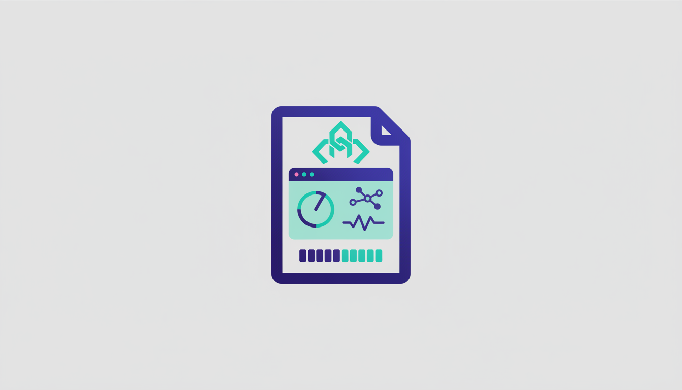 Illustration of an AI-powered RFP document with digital features