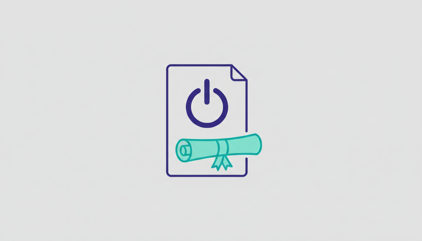Document representing a power purchase agreement with an energy symbol