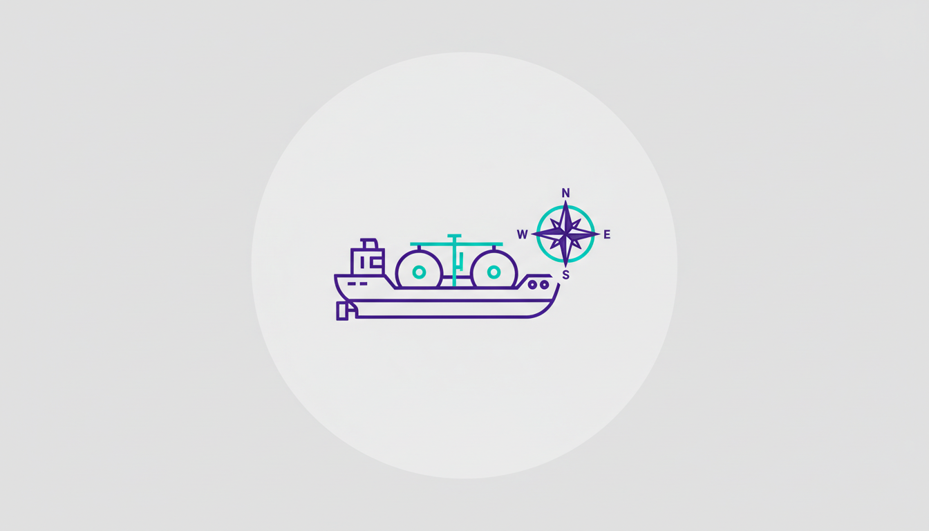 Blueprint of a methanol bunker barge design