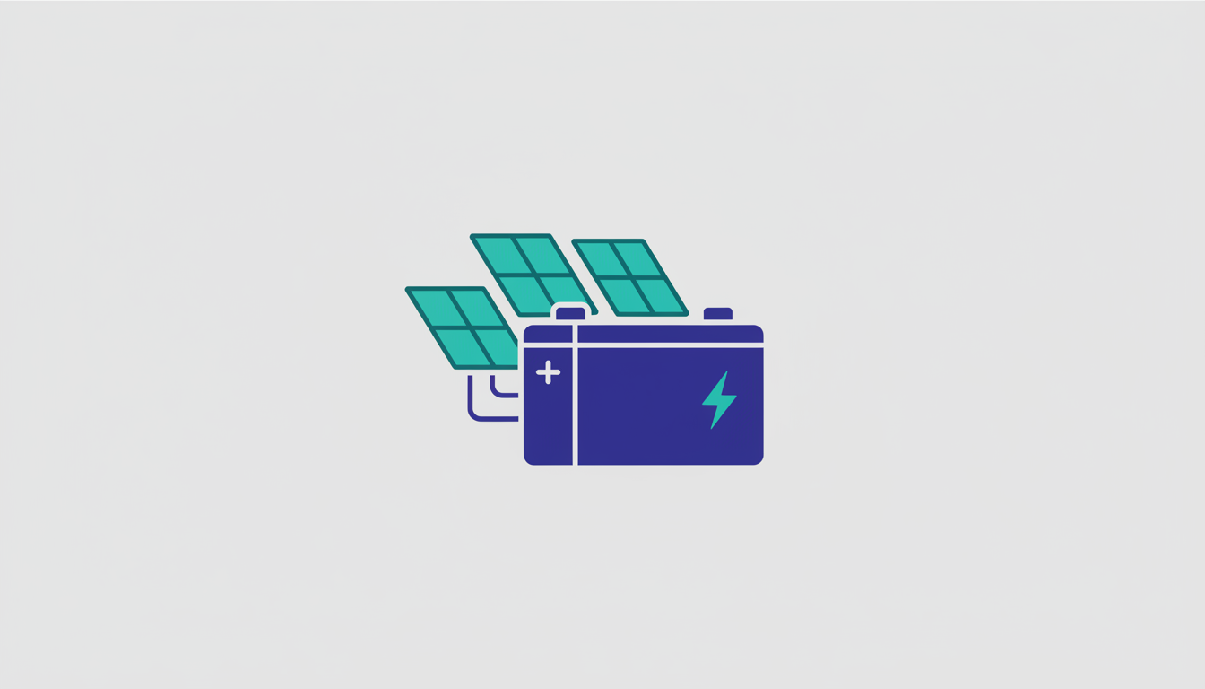 Battery energy storage system with solar panels
