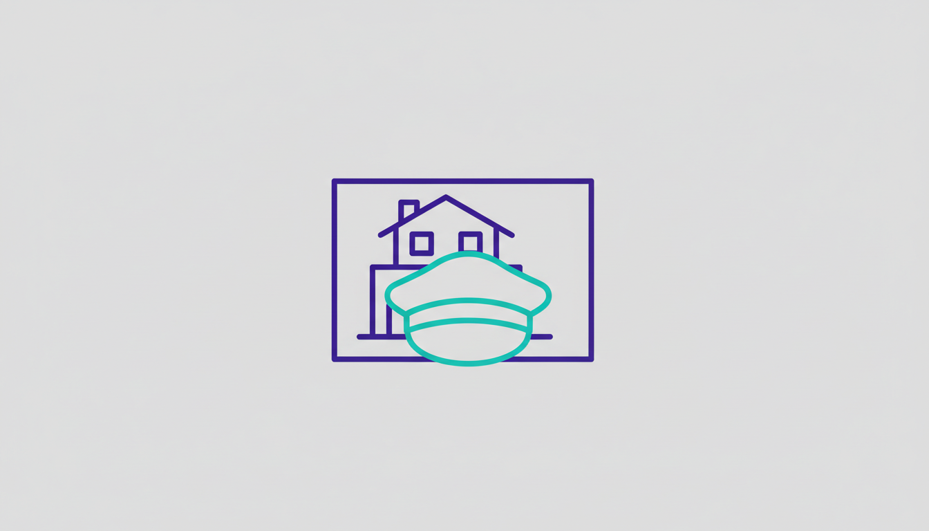 Blueprint of housing project for veterans